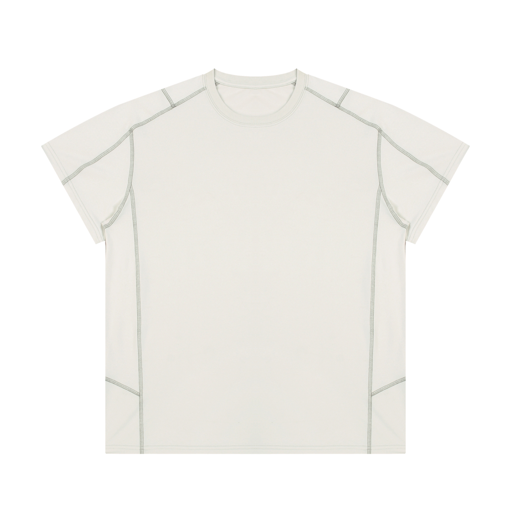 Unisex Contrast Stitch  Regular Fit T-Shirt