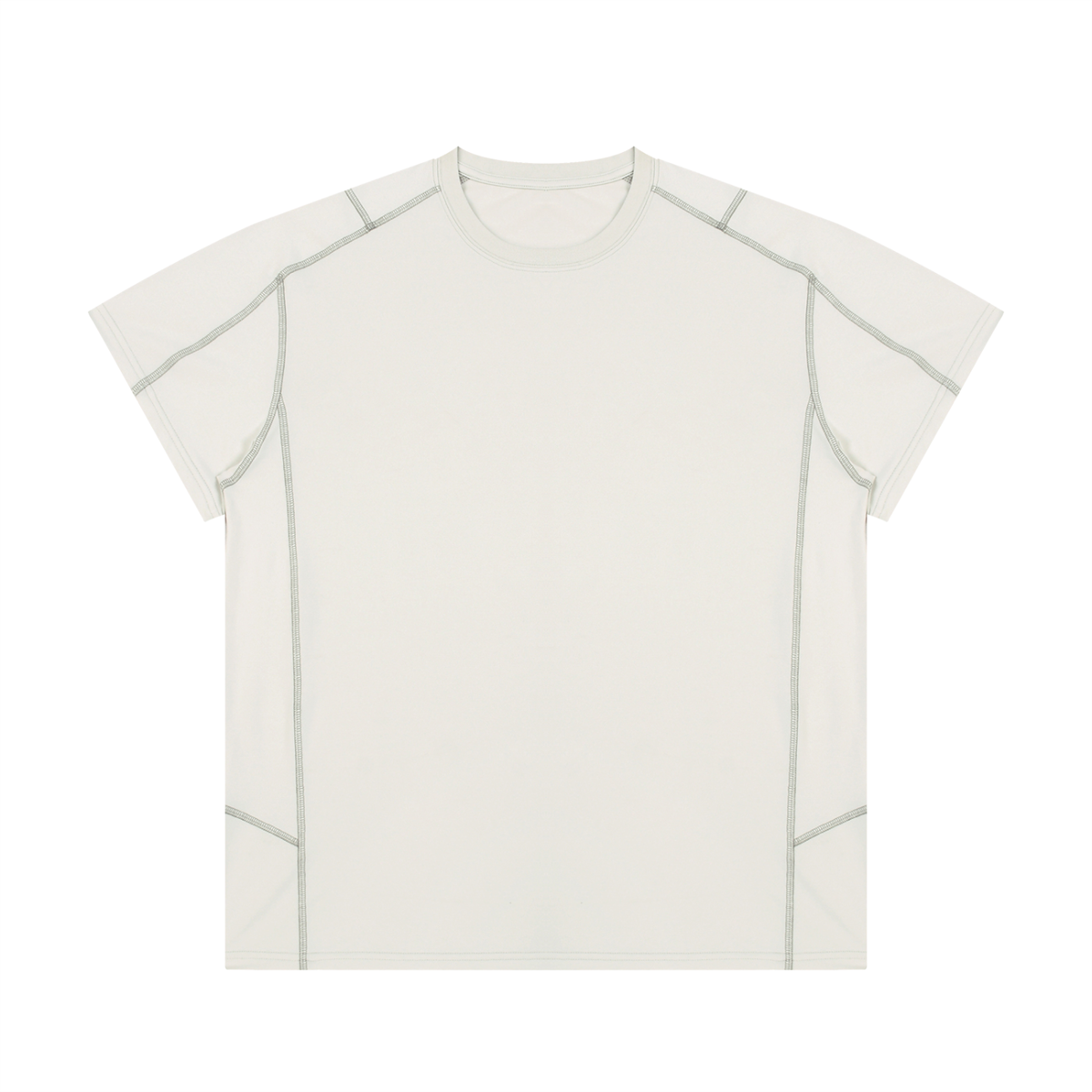 Unisex Contrast Stitch  Regular Fit T-Shirt