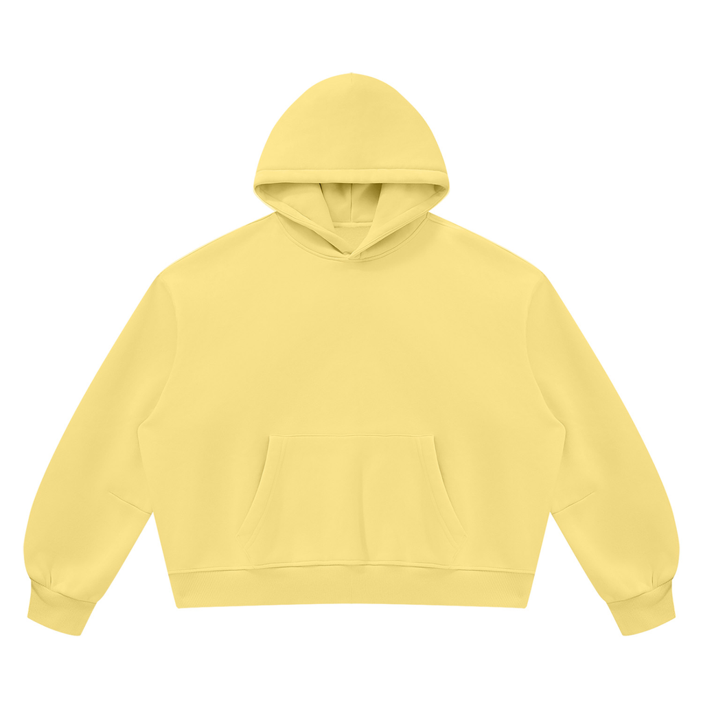 Unisex Vintage Wash Boxy Fleece Hoodie