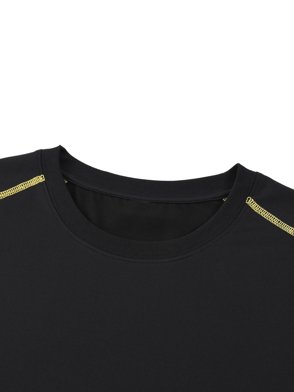 Unisex Contrast Stitch  Regular Fit T-Shirt