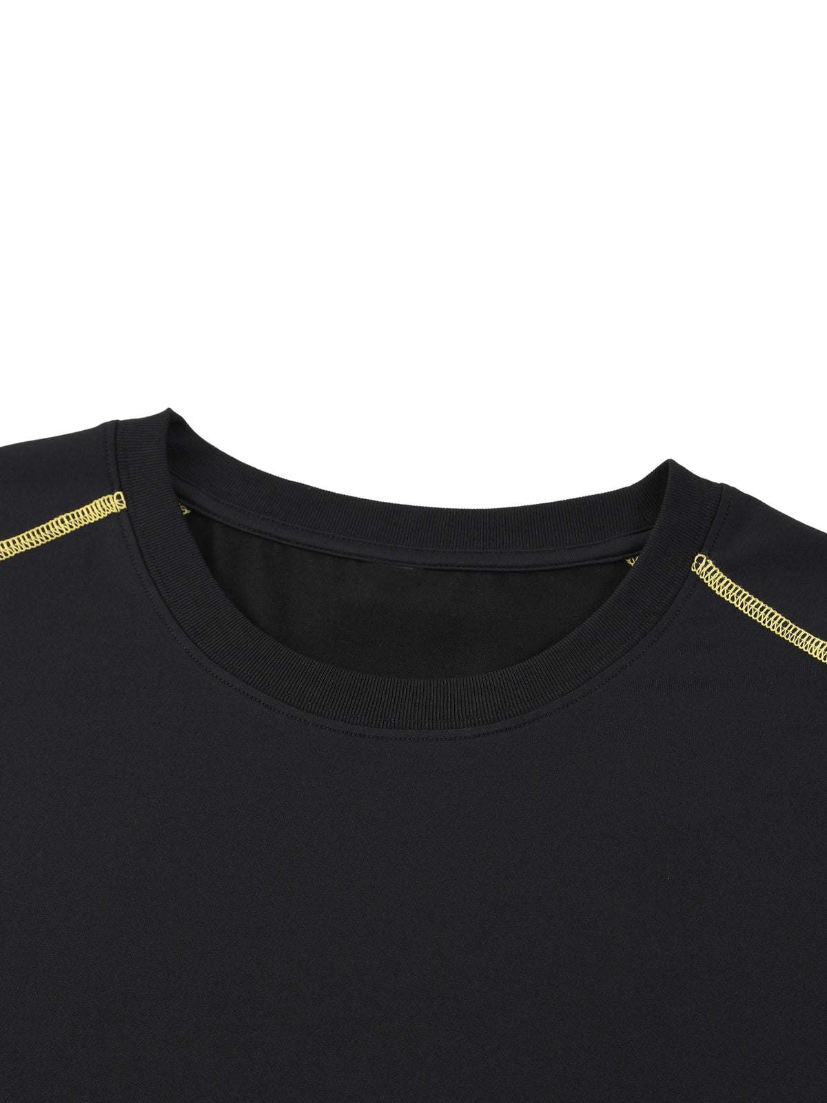 Unisex Contrast Stitch  Regular Fit T-Shirt