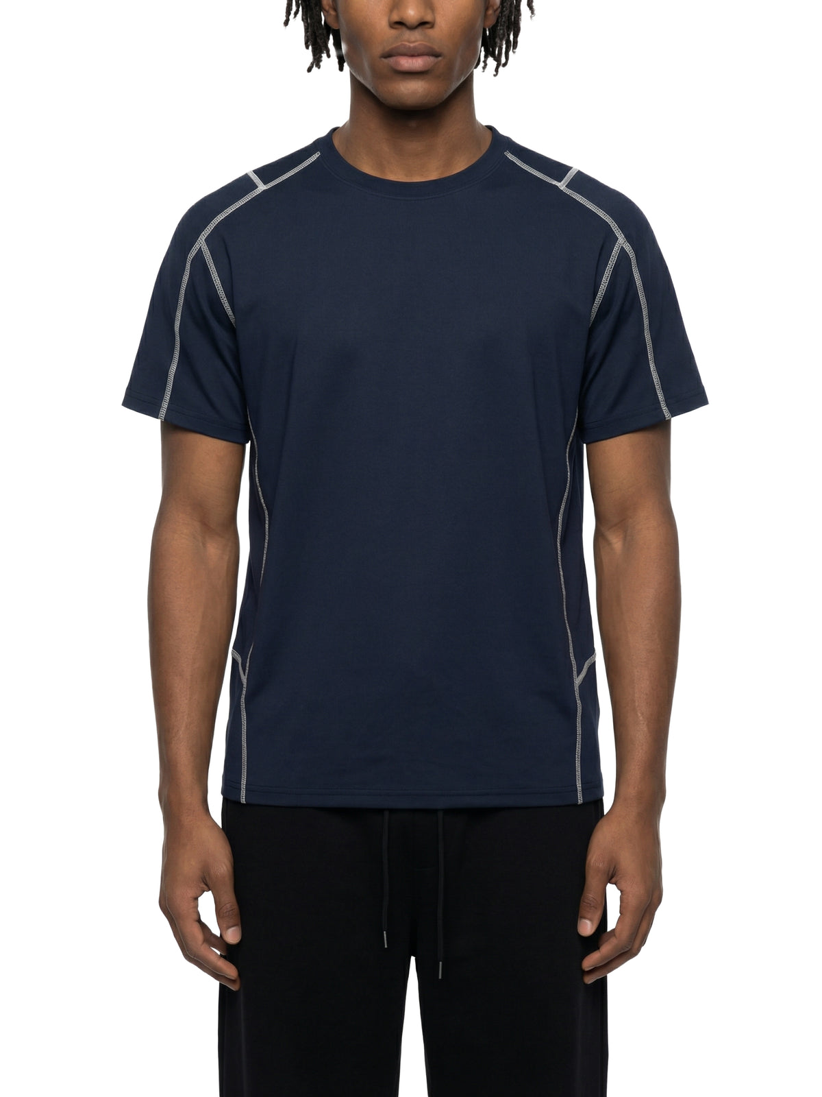 Unisex Contrast Stitch  Regular Fit T-Shirt