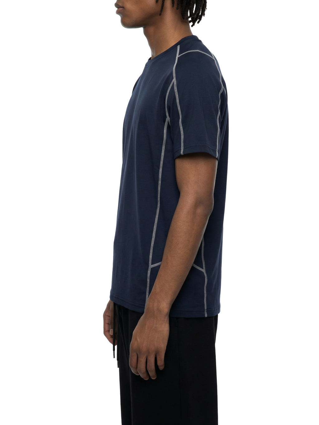 Unisex Contrast Stitch  Regular Fit T-Shirt