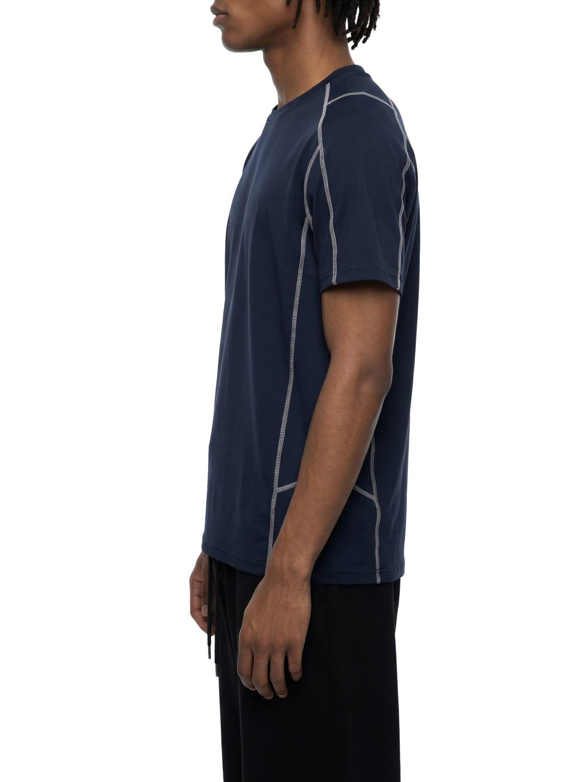 Unisex Contrast Stitch  Regular Fit T-Shirt