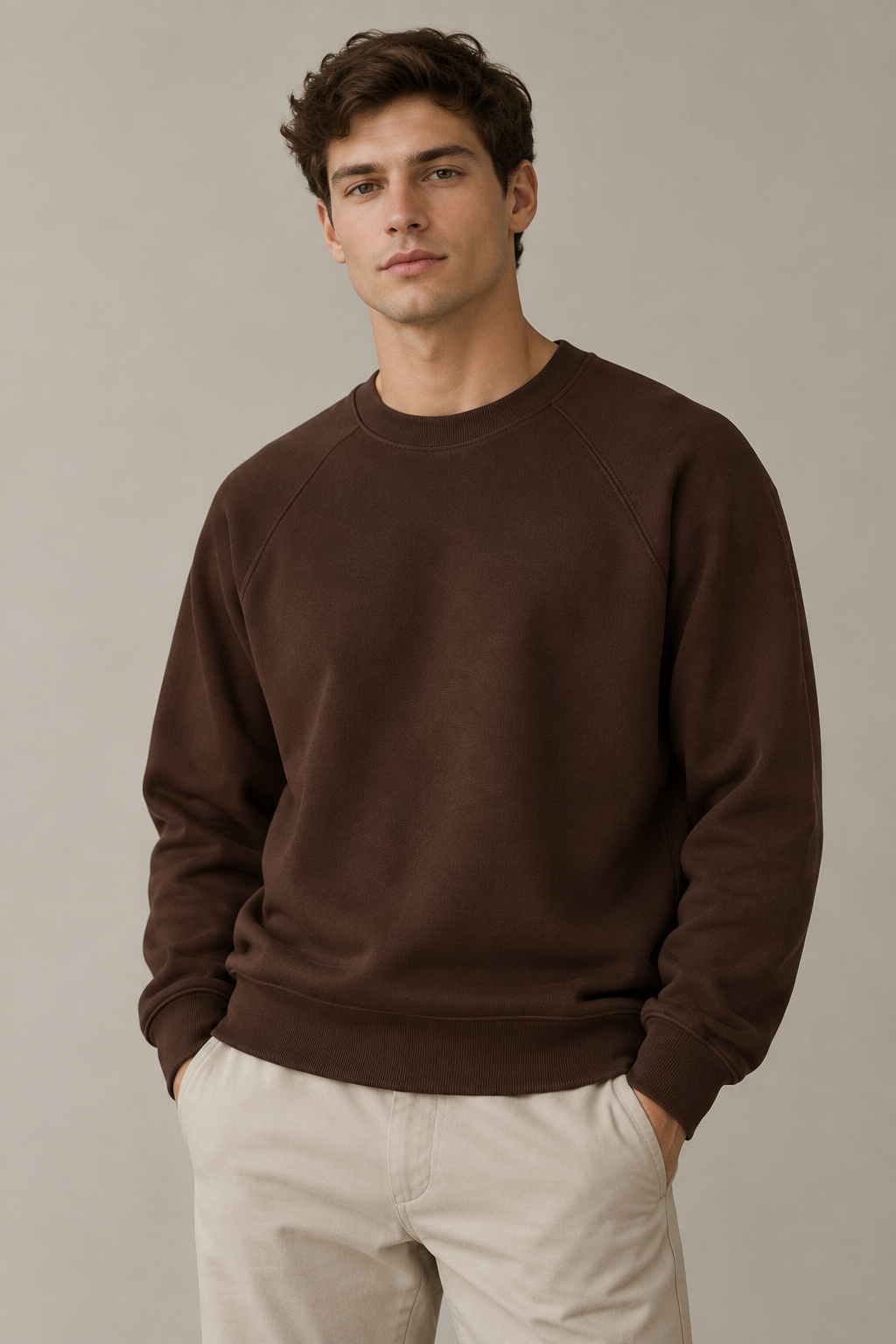 Unisex Crewneck – Brown